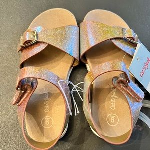 Girls sparkle sandals